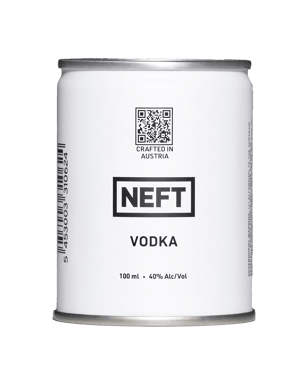 Neft Vodka Cans 100ml  Bottle