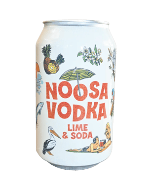 Noosa Spirits Company Lime & Soda Can 330ml  Can