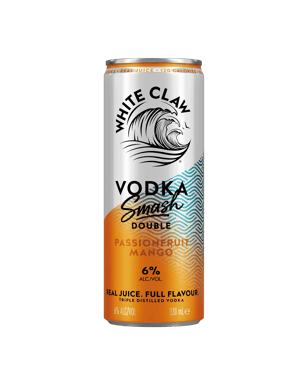 White Claw Vodka Passonfruit Mango Cans 330ml  Can