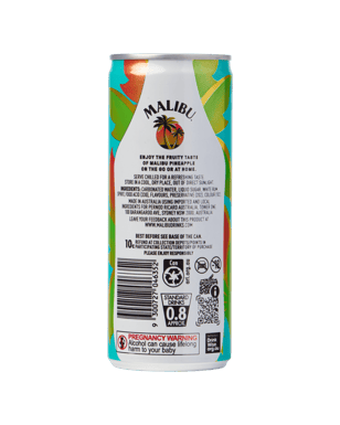 Malibu Cocktails Pineapple Cans 250ml  Can