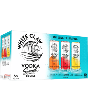 White Claw Vodka Smash Variety 10x330ml  Can