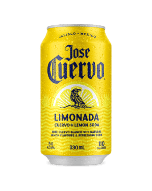 Jose Cuervo Limonada Cuervo & Lemon Soda Cans 330ml  Can