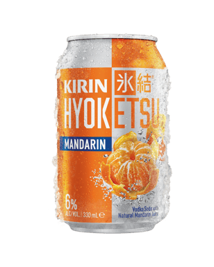 Kirin Hyoketsu Mandarin Vodka Soda Cans 330ml  Can