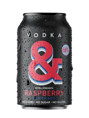 Ampersand Vodka & Raspberry Lemonade Cans 330ml  Can