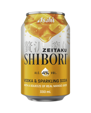 Asahi Zeitaku Shibori Mango Cans 330ml  Can