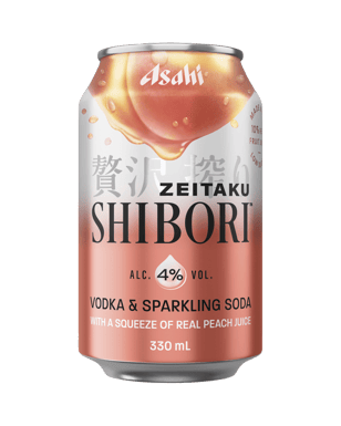 Asahi Zeitaku Shibori Peach Cans 330ml  Can