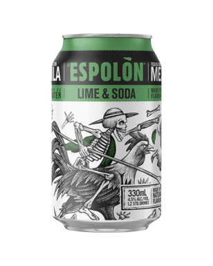 Espolon Lime And Soda Cans 330ml  Can