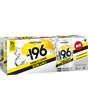 Suntory -196 Double Lemon 4.5% Cans 10x330ml  Can