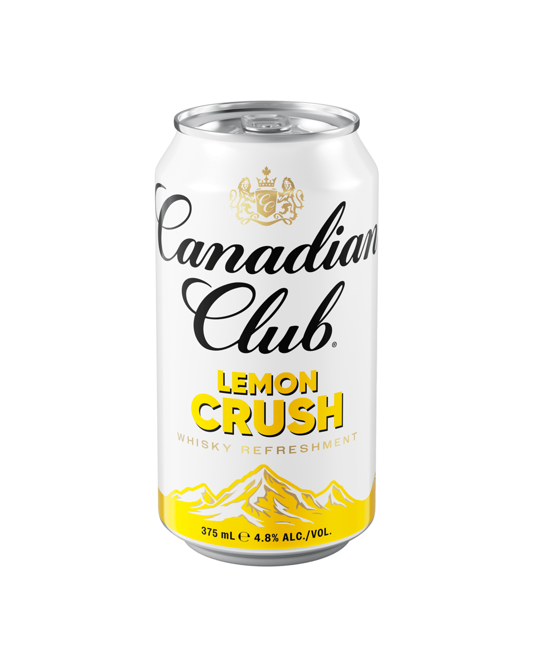 Canadian Club Lemon Crush Whisky 4.8% Cans 375mL