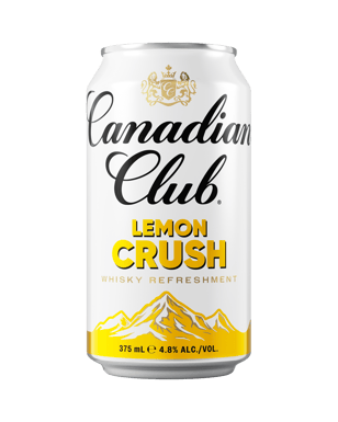 Canadian Club Lemon Crush Whisky 4.8% Cans 375ml  Can