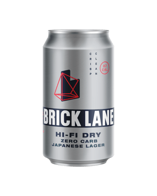 Brick Lane Zero Carb Japanese Lager Can 355ml  Can