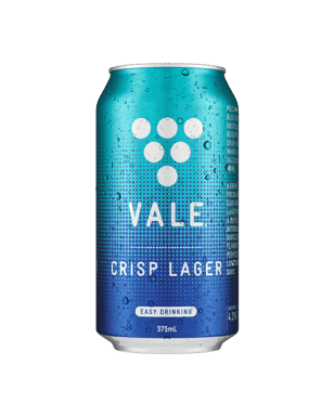 Vale Crisp Lager Cans 375ml  Can