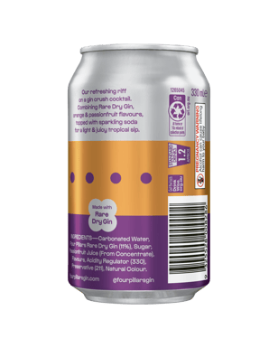Four Pillars Gin Crush Cans 330ml  Can