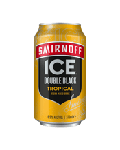 Smirnoff Double Black Tropical Cans 6.5% Cans 375ml  Can
