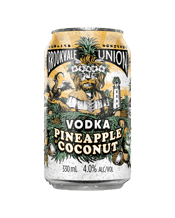 Brookvale Union Vodka Pineapple & Coconut Cans 330ml  Can