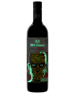 19 Crimes Halloween The Mummy Shiraz  Bottle