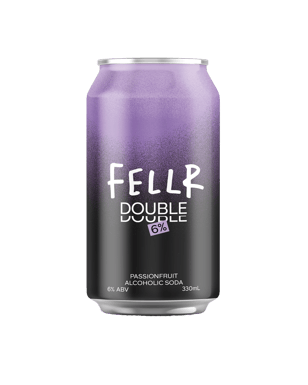 Fellr Double Passionfruit Seltzer 6% Cans 330ml  Can