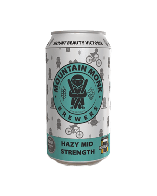Mountain Monk Brewers Hazy Mid Strength Cans 375ml  Can