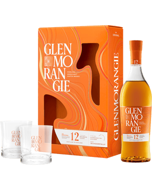 Glenmorangie The Original 12 Year Old With Glassware  Bottle