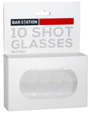 Bar Station Plastic Shot Glasses 10pack  undefined