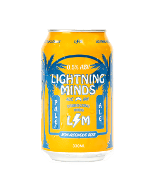 Lightning Minds Non Alcoholic Pale Ale Cans 330ml  Can