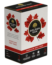 Golden Oak Medium Dry Red Cask 3l  Each