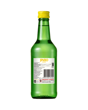 Jinro Lemon Soju 360ml  Bottle