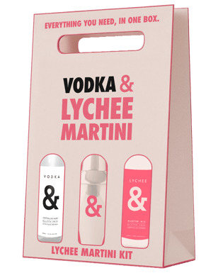 Ampersand Vodka & Lychee Martini Gift Pack  Bottle
