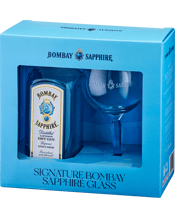 Bombay Sapphire Gin 700ml Goblet Gift Pack  Bottle