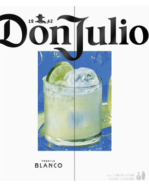 Don Julio Blanco 700ml Tequila Gift Pack  Bottle