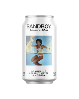 Sandboy Leisure Club Sparkling Coconut Water With Vodka Can 375ml  Can