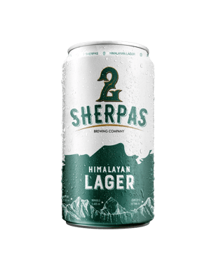 2 Sherpas Brewing Company Himalayan Lager Can 355ml  Can