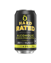 Hard Rated Zero Sugar Lemon Pineapple Cans 375ml  Can