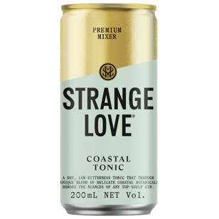 Strangelove Mixers  Costal Tonic 200ml  Can