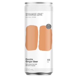 Strangelove Low Cal Soda Double Ginger 250ml  undefined