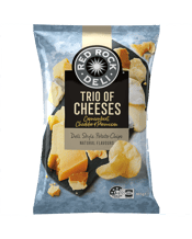 Red Rock Deli Chips Trio Of Cheeses 165g  undefined