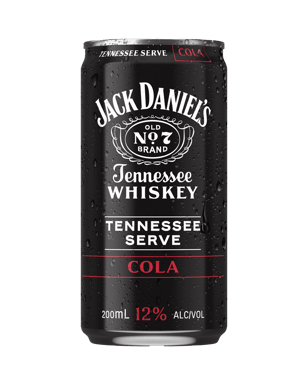 Tennessee Whiskey & Cola 12% Can 200mL 