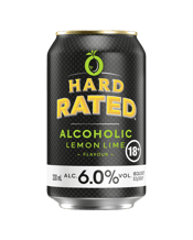 Hard Rated Hard Rated Lemon Lime 6% Cans 330ml  Can