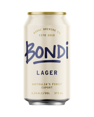 Bondi Brewing Co. Lager Cans 375ml  Can