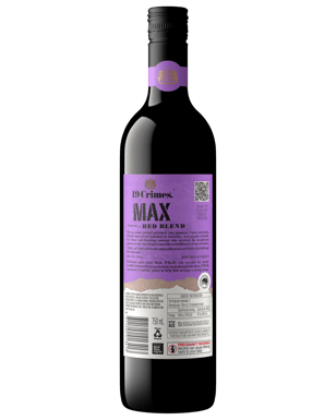 19 Crimes Max Red Blend  Bottle