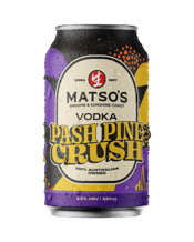 Matso's Vodka Pash Pine Crush Cans 330ml  Can