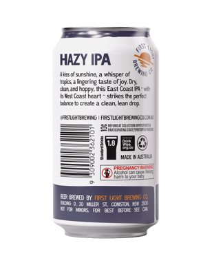 First Light Brewing Co. Hazy Ipa 375ml Can  Can