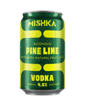 Mishka Vodka Pine Lime Cans 330ml  Can