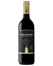 Robert Mondavi Private Selection Vint California Rum Barrel Aged Merlot  Bottle