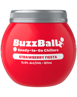 Buzzballz Strawberry Fiesta Bottles 187ml  Bottle