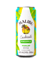 Malibu Cocktails Pineapple Sparkling Cans 330ml  Can