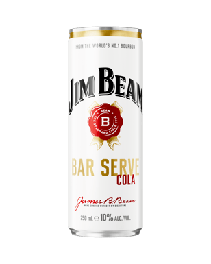Jim Beam Bar Serve 10% Cans 250ml4pk  Can