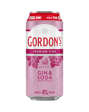 Gordon's Pink & Soda Big Can 440ml  Can