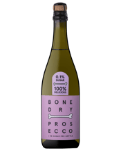 Bone Dry 0.1% Sugar Prosecco Nv  Bottle