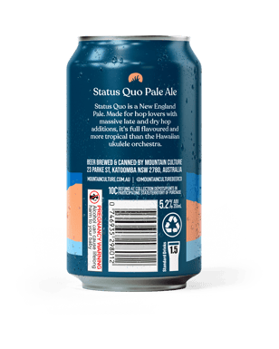 Mountain Culture Status Quo Pale Ale 10 Pack Cans 355ml  Pack